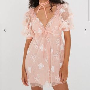 For Love & Lemons Shari Mini Dress